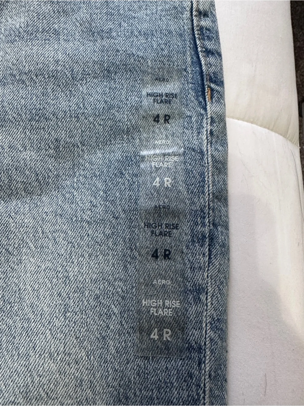 NWT Aeropostale Light Wash Distressed flare-Leg Jeans - Picture 11 of 11